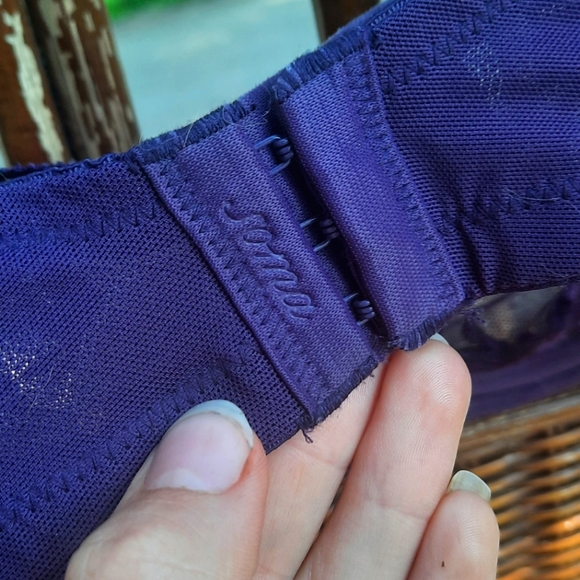 🌟3/50 Soma Purple Lace Sexy Sheer Bra - Picture 9 of 10